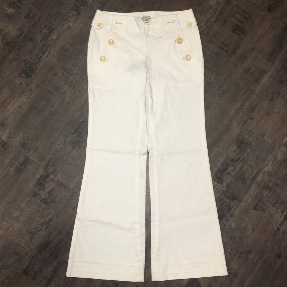 Banana Republic white pants